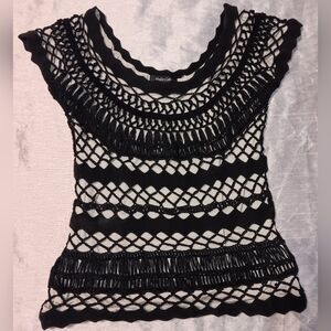 Dolce Cabo | Lined Crochet Top - fits like a small
